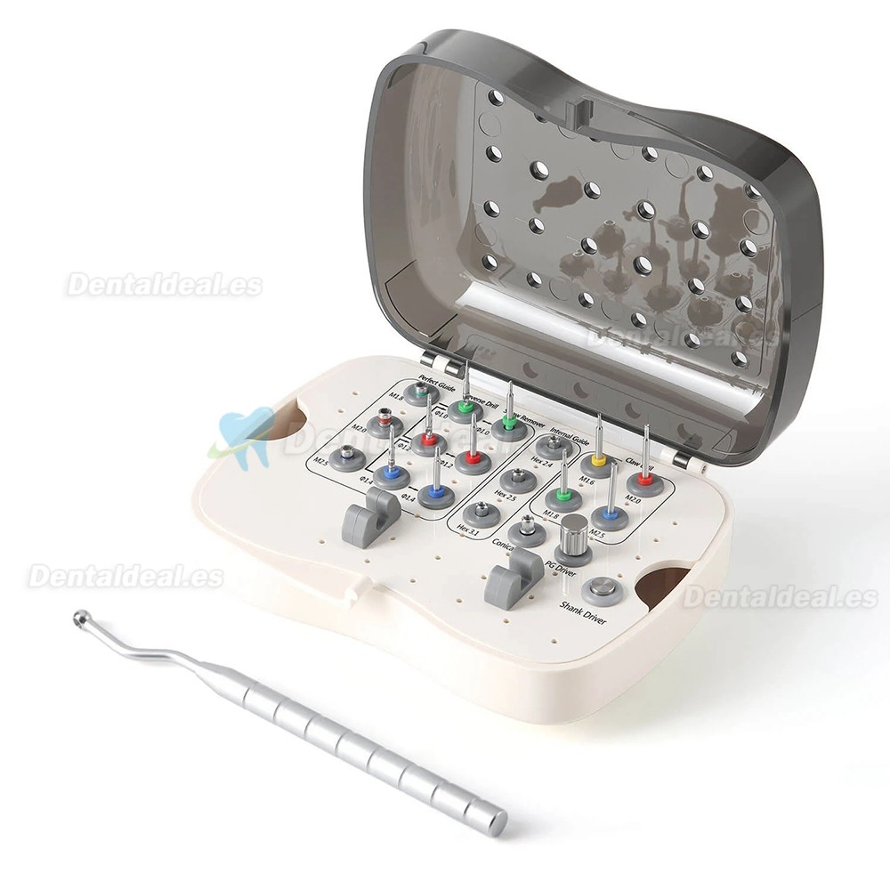 Kit Universal de Extracci&oacute;n de Tornillos de Implantes Dentales Extractor de Tornillos Rotos